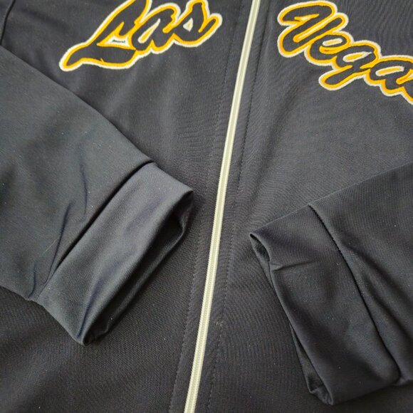 Mens Large vintage Habibi2 Track Jacket Embroidered Las Vegas Logo full zip - Picture 4 of 11